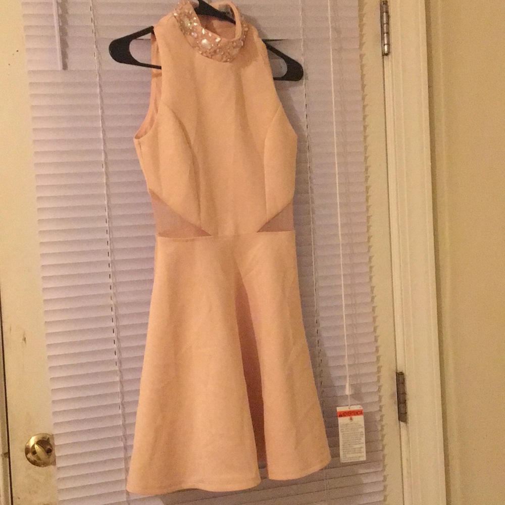 ASOS size 4 light pink dress